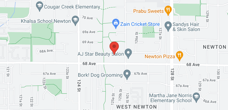 map of 12560 68A AVENUE